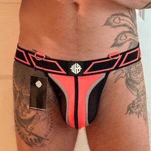 Breedwell Neon Orange Akira Jockstrap